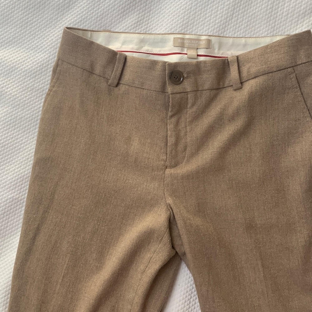 Banana Republic camel color Martin fit wide leg pants